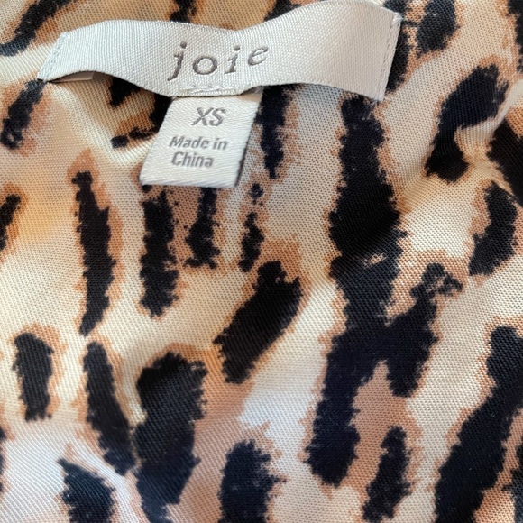 Joie Animal Print Top - Picture 3 of 4